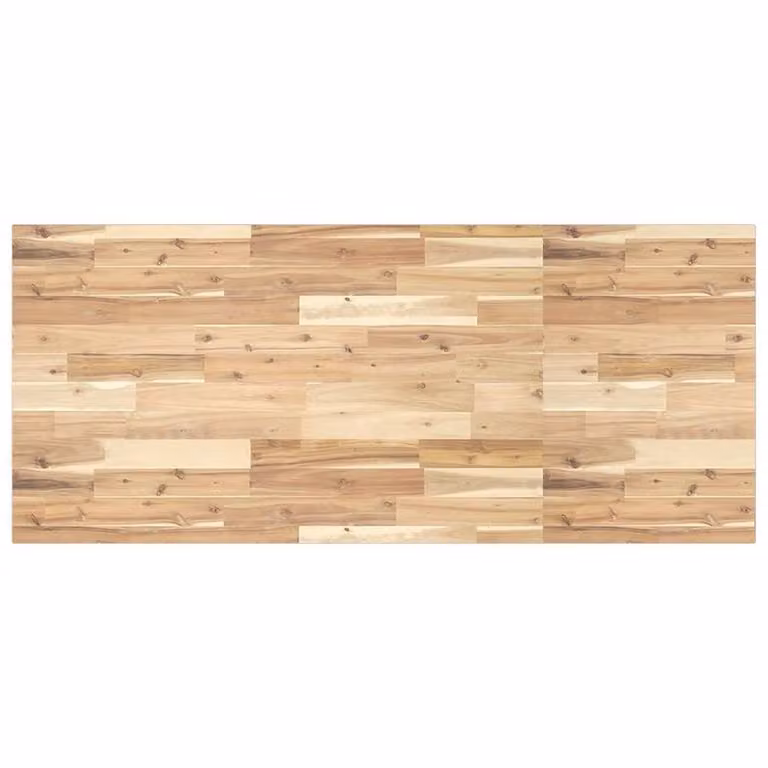 Berkfield Home Solid Wood Acacia Desk Toptop in Brown, W: 140 cm, D: 60 cm, H: 2 cm
