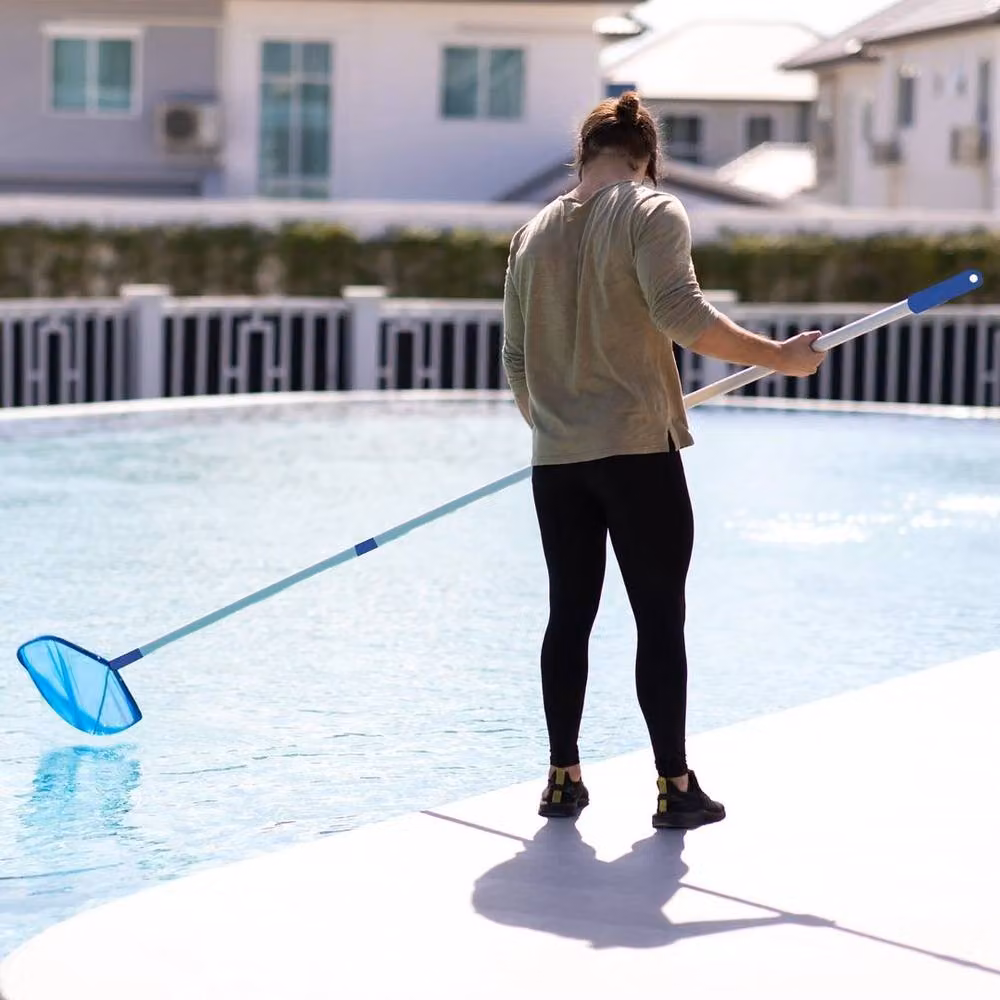 FLAVORA Blue Manual Aluminium Mesh Net Leaf Skimmer for Above Ground Swimming Pools – 2
