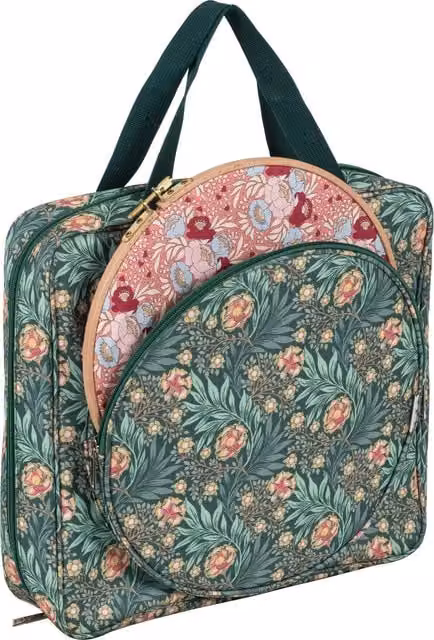 HobbyGift Craft Storage Bag with Hoop in Green