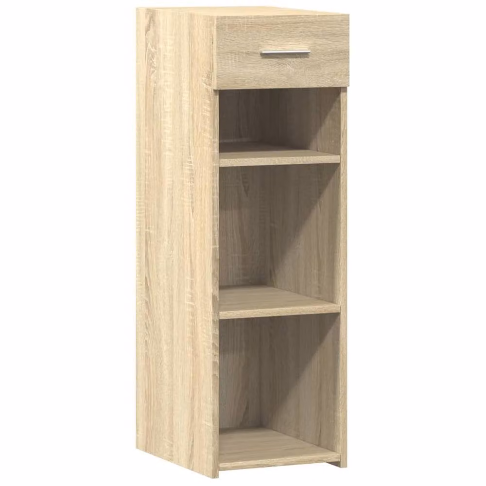 Berkfield Home Sonoma Oak Sideboard in Beige, W/D/H: 30 x 42.5 x 93 cm – 2