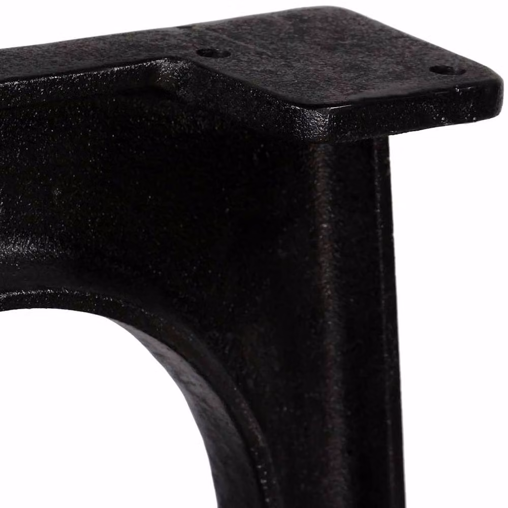 Berkfield Home Cast Iron Coffee Table Legs with Arched A-Frame Base, 2 Pieces, Black – 4