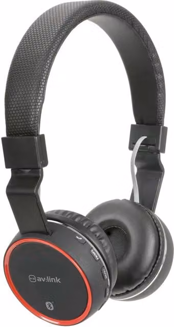AV:LINK Wireless Bluetooth Noise Cancelling Headphones - Black