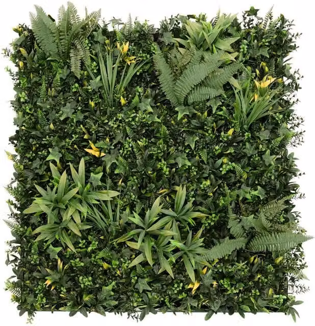 Monstershop Ayla Artificial Wall Tile in Green, 100 x 100 cm – 1