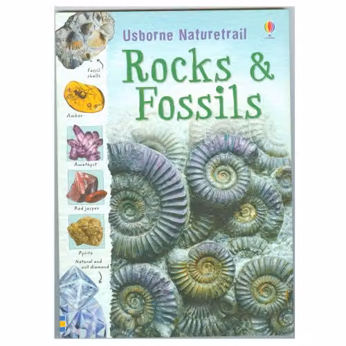 Usborne Rocks and Fossils: 1 Naturetrail Multicolour Paper Book