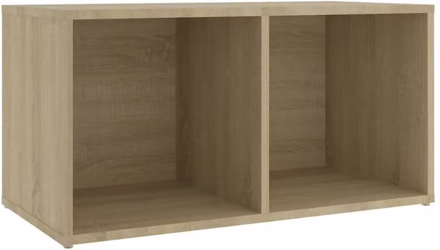 Berkfield Home Sonoma Oak TV Cabinet in Brown, W: 72 cm, D: 36.5 cm, H: 36.5 cm – 1
