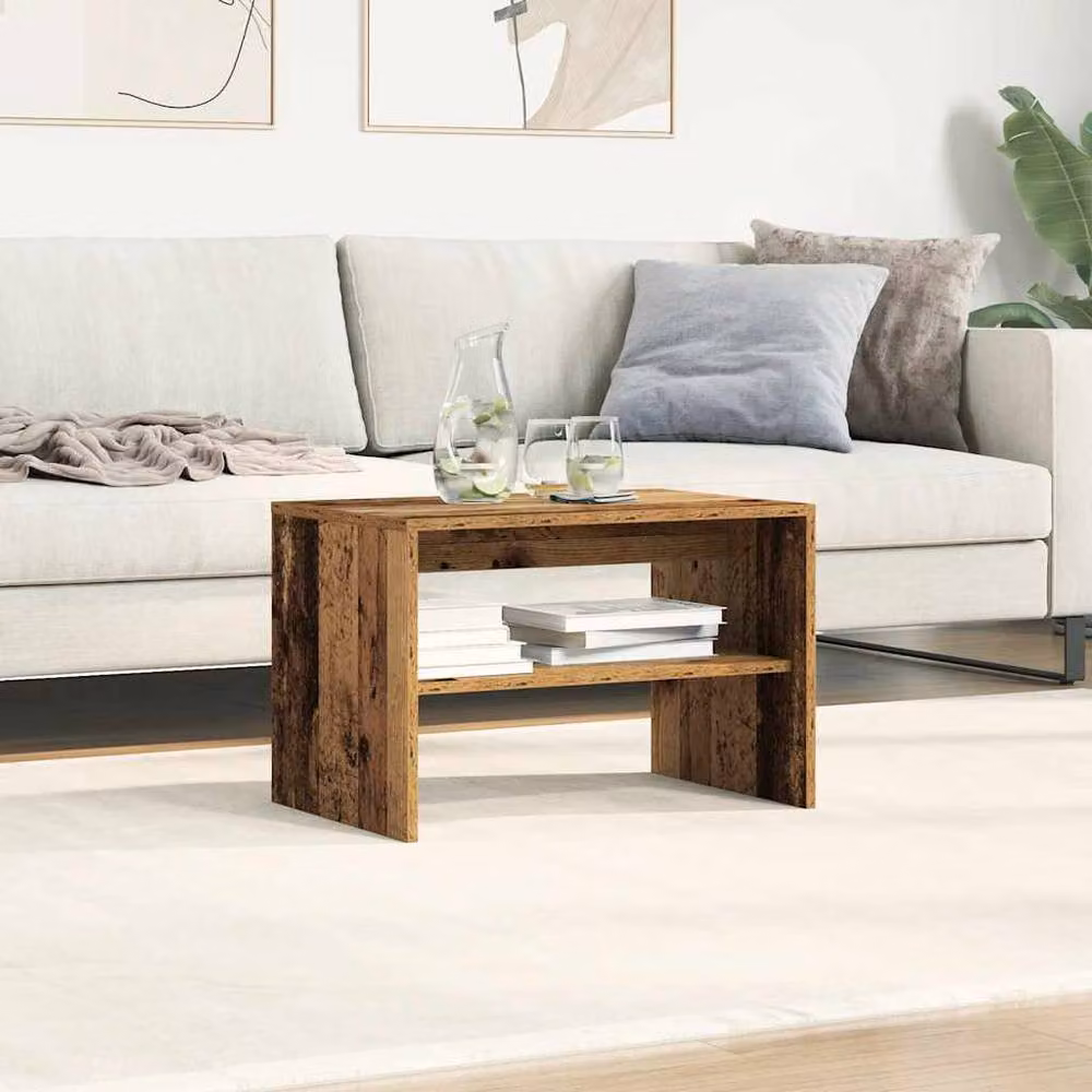 Berkfield Home Rustic Old Wood TV Cabinet in Brown, W/D/H: 60 x 40 x 40 cm – 4