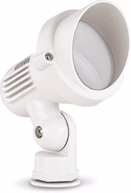 Netlighting Terra Small Adjustable Outdoor Spiked Ground Light, White, IP65, GU10