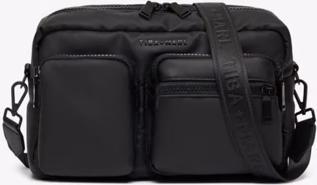 Tiba + Marl Axel Buggy Organiser and Changing Bag in Matte Black – 1