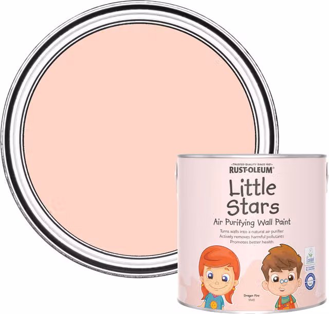 Rust-Oleum Little Stars Air-Purifying Wall Paint in Dragon Fire, 2.5 l
