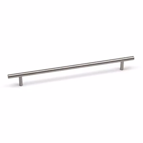 Handle & Home Brushed Silver Aluminium T-Bar Cabinet Handle, 256mm – 1