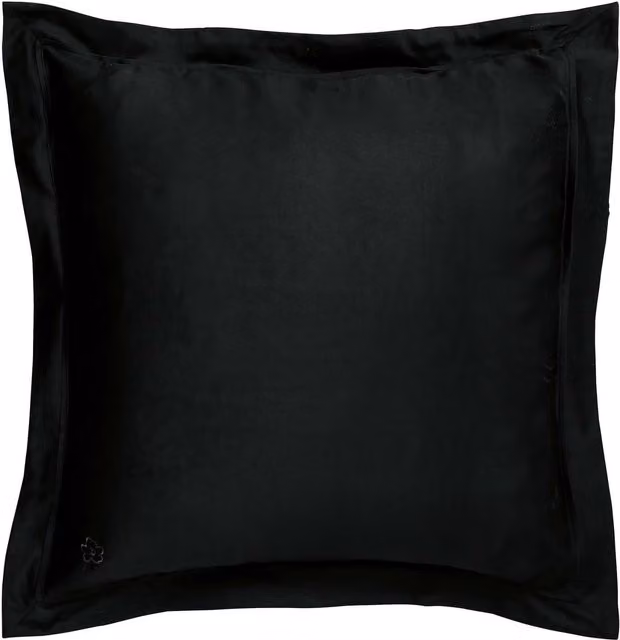 Ted Baker 250 Thread Count Plain Dye Mako Satin Cotton Square Oxford Pillowcase, Black – 3