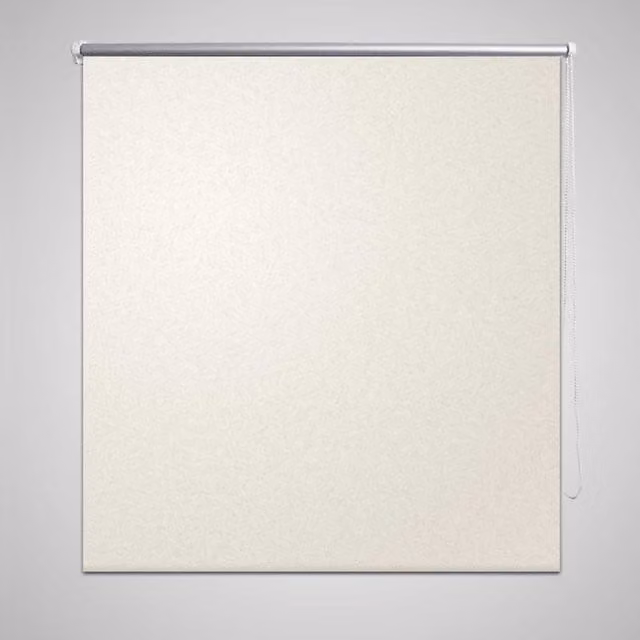 Berkfield Home White Blackout Roller Blind, Thermal Insulating, W: 100 cm x H: 175 cm