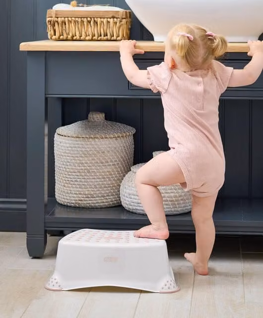 Mamas & Papas Anti Slip Step Up Stool in Pink