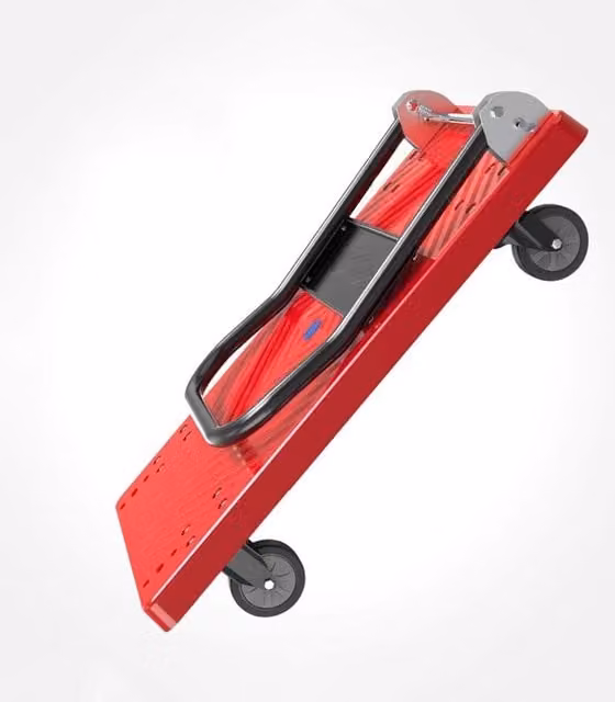 Xample Heavy Duty 150kg Folding Platform Trolley Hand Truck in Red – 1