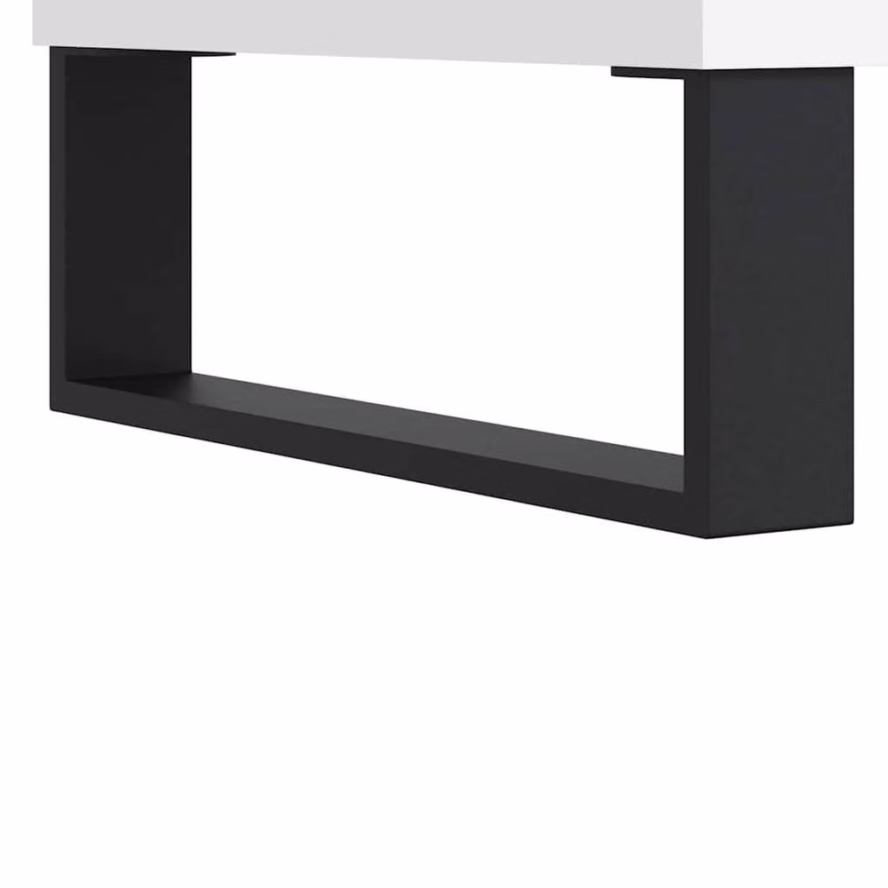 Berkfield Home Modern White Glossy Coffee Table with Lift Mechanism, W/D/H: 60 x 44.5 x 45 cm – 3