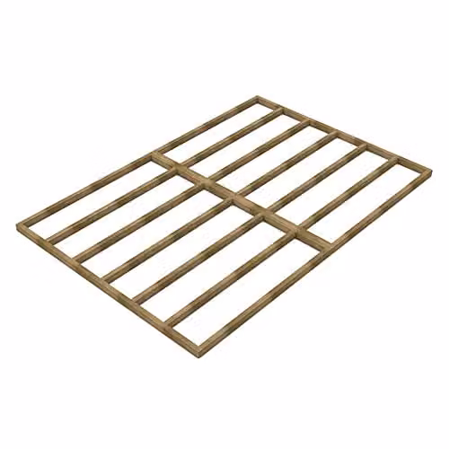 Forest Garden Brown Wooden Shed Base W: 365.76 cm, D: 241.58 cm – 1