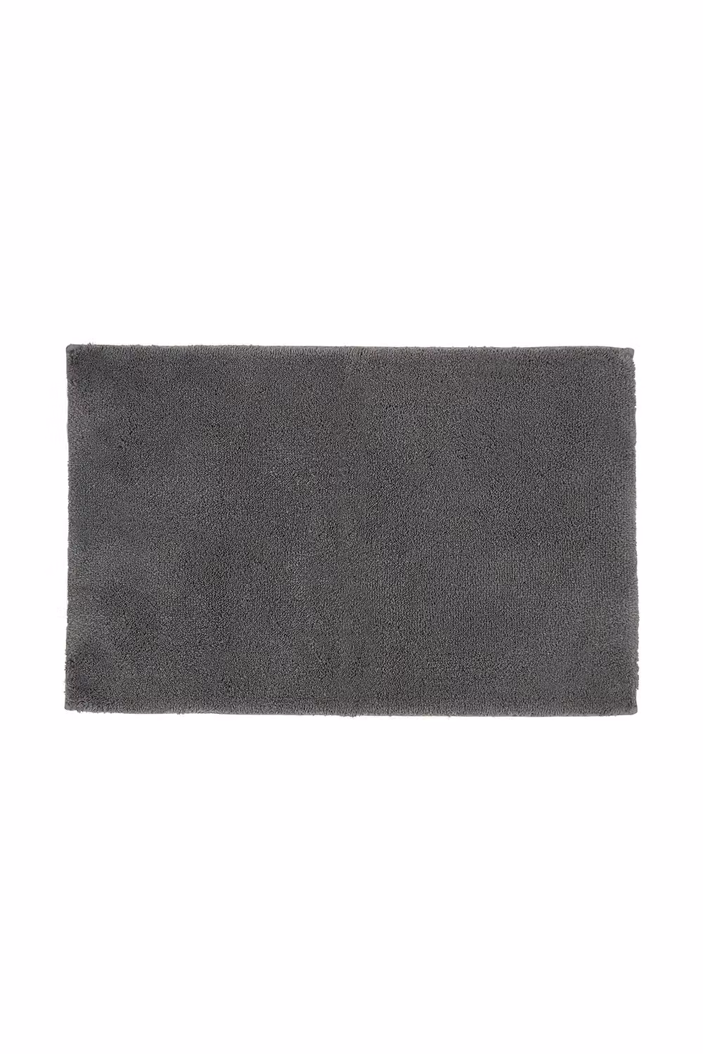 Christy Non-Slip Cotton Deep Pile Bath Rug in Grey, W/D/H: 80 x 50 x 1.02 cm – 4