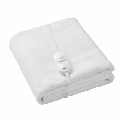 Emperial King Electric Heated Fitted Mattress Underblanket in White, W: 137 cm, D: 155 cm