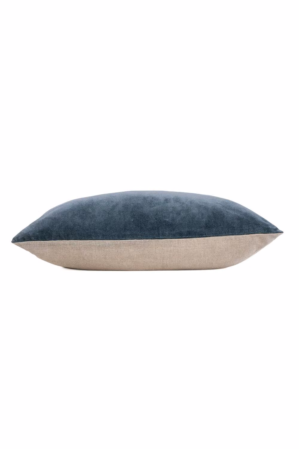 Christy Luxury Velvet Rectangular Cushion in Blue W/D/H: 50 x 30 x 30 cm – 3