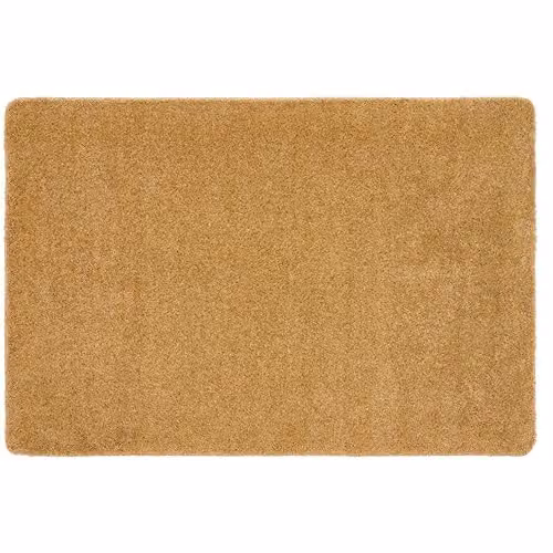 My Mat Yellow Non-Slip Washable Shaggy Pile Rectangular Rug W/D/H: 140 x 200 cm – 1