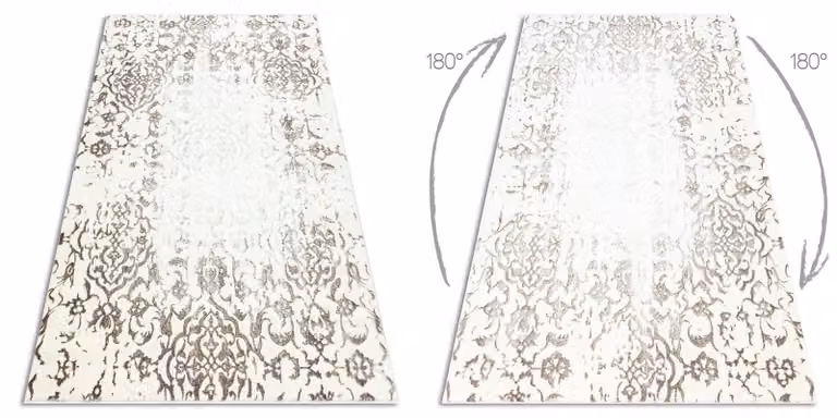 RugsX Core Oriental Vintage Rug in Yellow, W/D: 120 x 170 cm