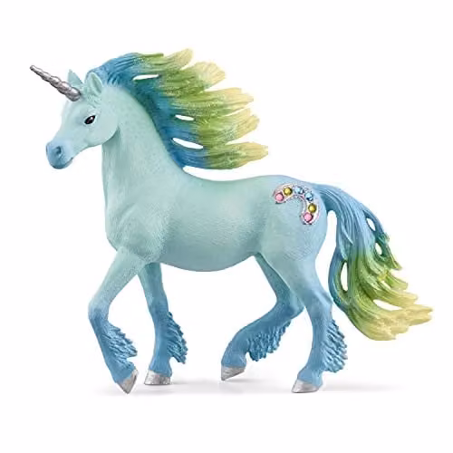 Schleich Bayala Marshmallow Unicorn Stallion Multicolour Fantasy Horse Toy