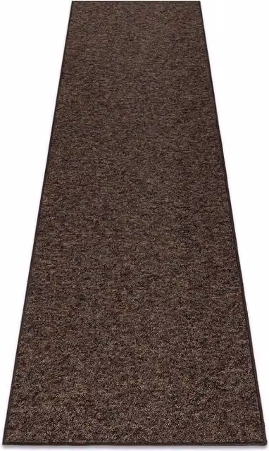 RugsX Superstar 888 Runner in Brown, W: 80 cm, L: 350 cm – 1