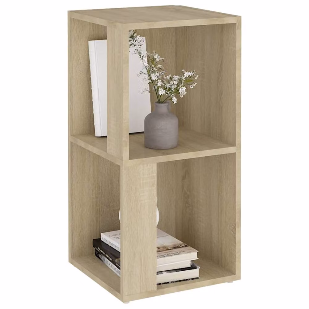 Berkfield Home Corner Cabinet in Sonoma Oak, Light Brown, W/D/H: 33 x 33 x 67 cm – 3