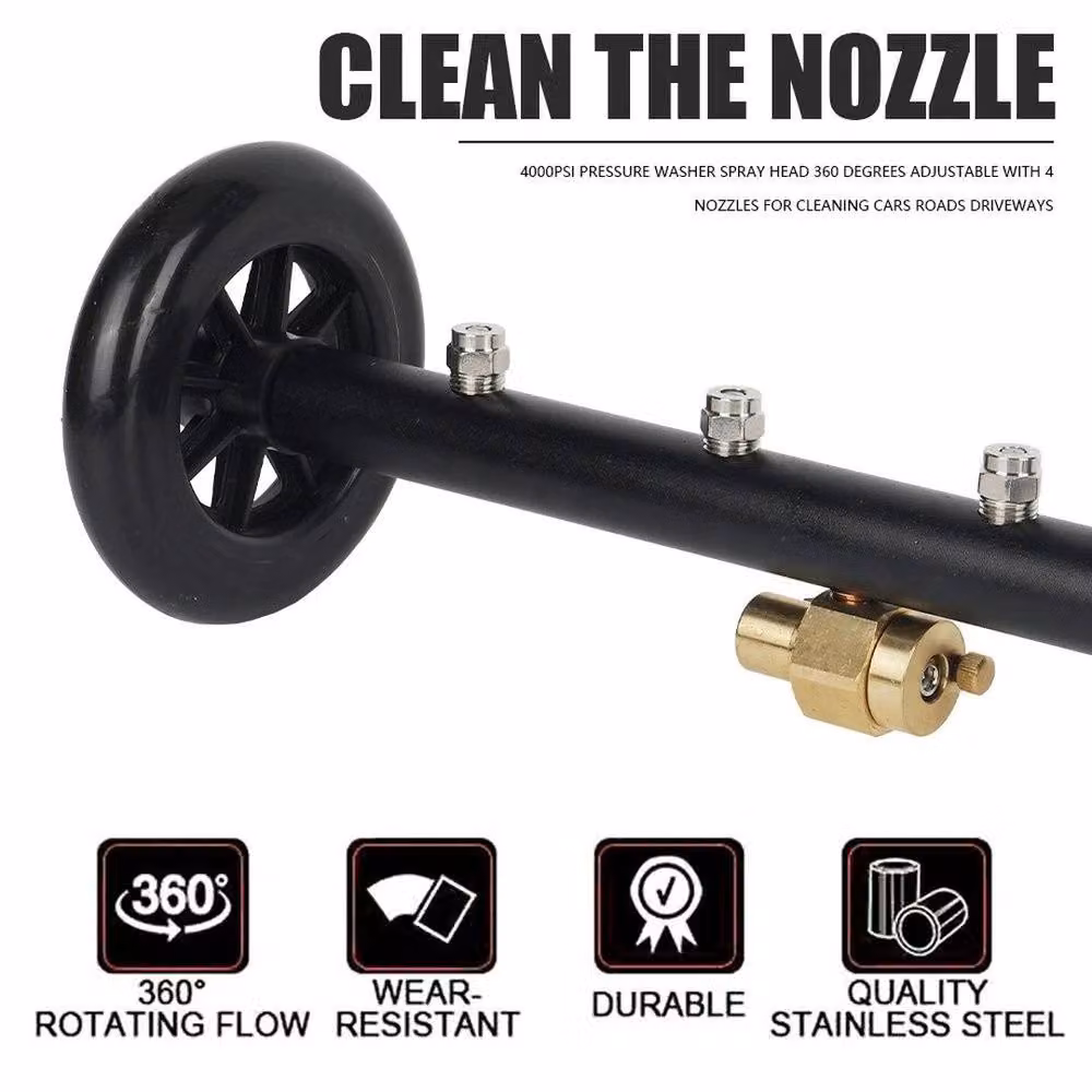 NESTLUNE 4000psi Under Car Pressure Washer Undercarriage Cleaner in Black – 3
