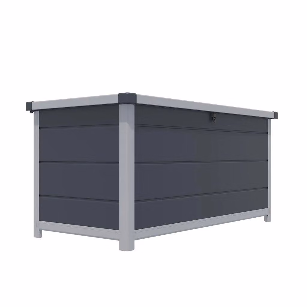 Cheshire Plastic Cushion Box in Dark Grey, W/D/H: 125 x 62 x 125 cm – 2