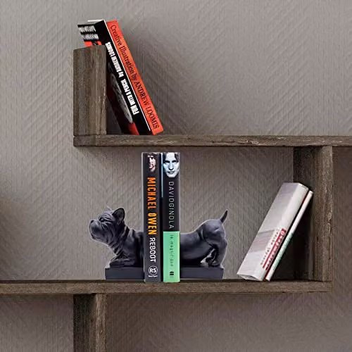Maison Des Cadeaux Black Plastic Tabletop Bookends – 3