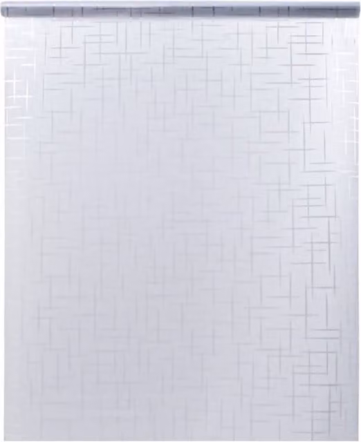 Berkfield Home Frosted Star Pattern Window Film, White and Multicolour Geometric PVC, W: 45 cm x L: 500 cm