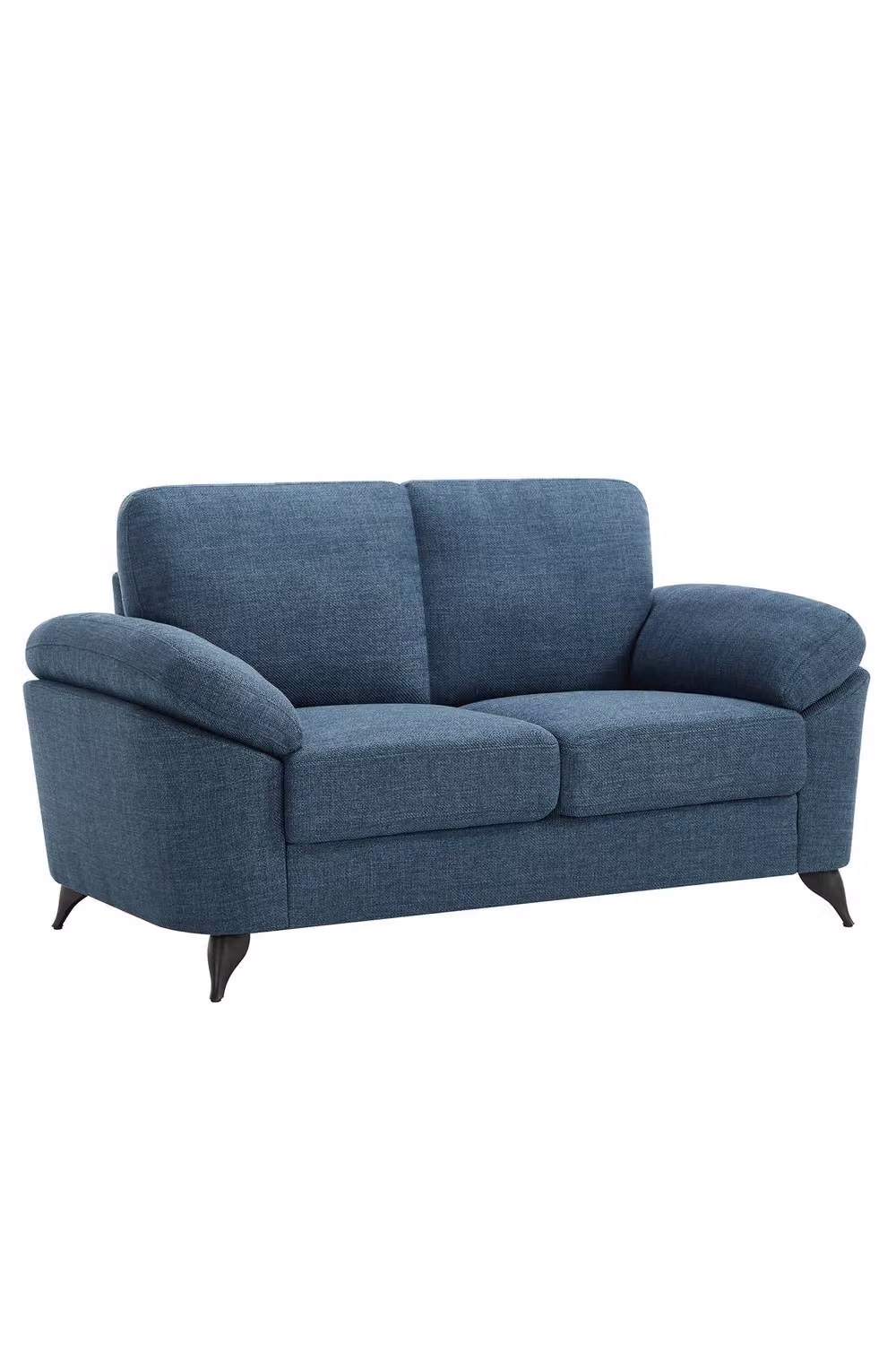 More4Homes Malmo 2 Seater Scandi Style Fabric Sofa in Blue – 2
