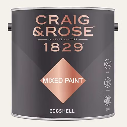 Craig & Rose 1829 Eggshell Whiting Paint, 2.5 l