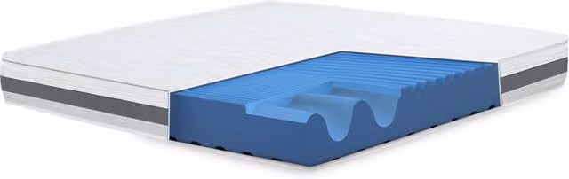 The White Stone Antibacterial Waterfoam Mattress in White, Height: 20 cm, W/D/H: 180 x 200 x 20 cm