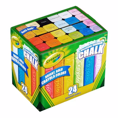 Crayola Multicolour Drawing and Colouring Chalk, 24 Count – 2