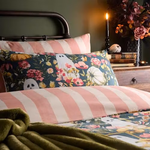 Riva Home Multicolour Floral Boho Reversible Polycotton Duvet Cover Set, W/D/H: 200 x 200 cm – 2