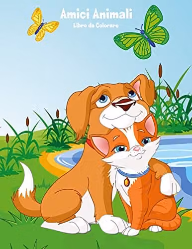 Amici Animali Libro da Colorare 1: Volume 1 Colouring Book for Children by Createspace