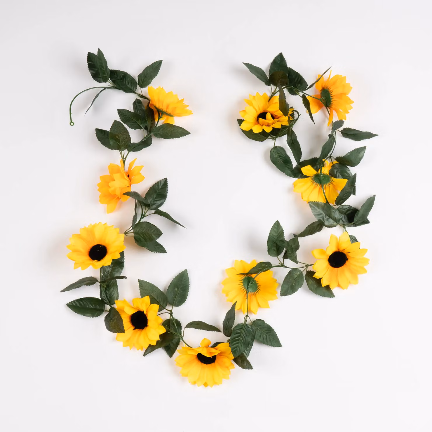 Scottish Everlastings Ltd 230cm Sunflower Garland Pack of 2 in Yellow – 2
