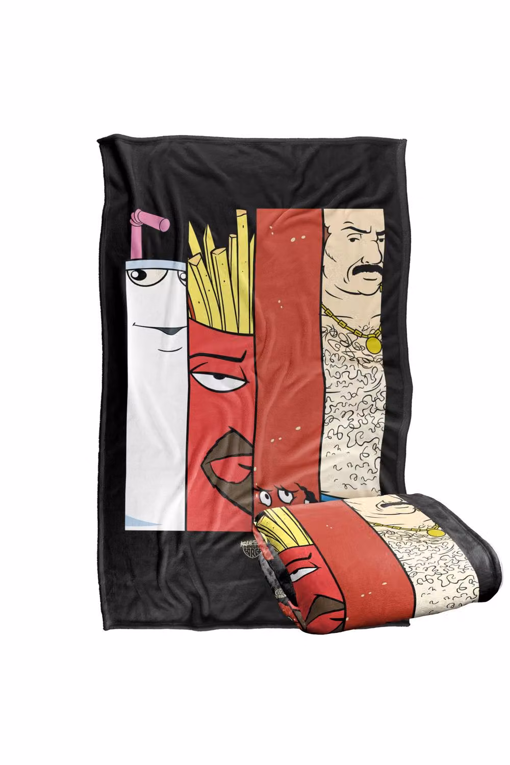 Aqua Teen Hunger Force Group Tiles Silky Touch Super Soft Fleece Throw Blanket, Multicolour, W: 152 cm, D: 127 cm – 7