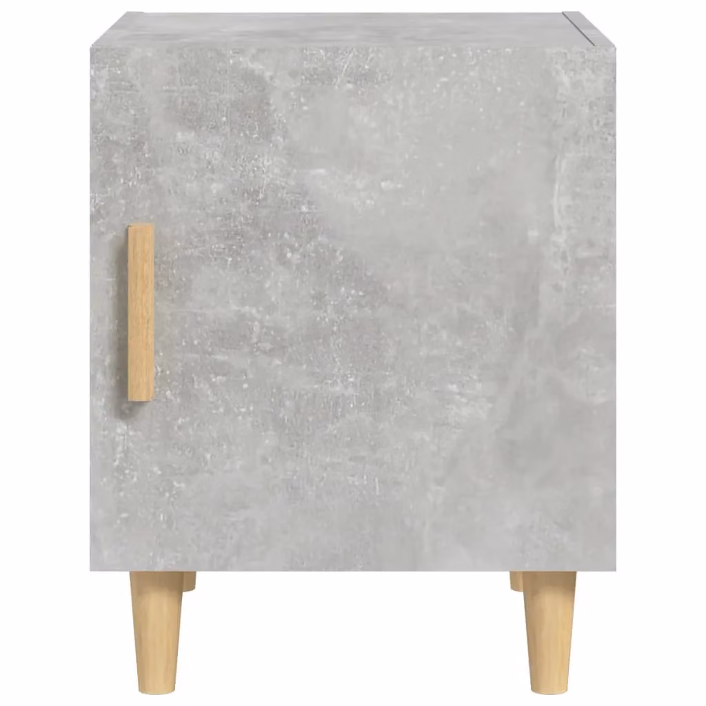 Berkfield Home Wall Mounted Bedside Cabinet in Concrete Grey MDF – 2