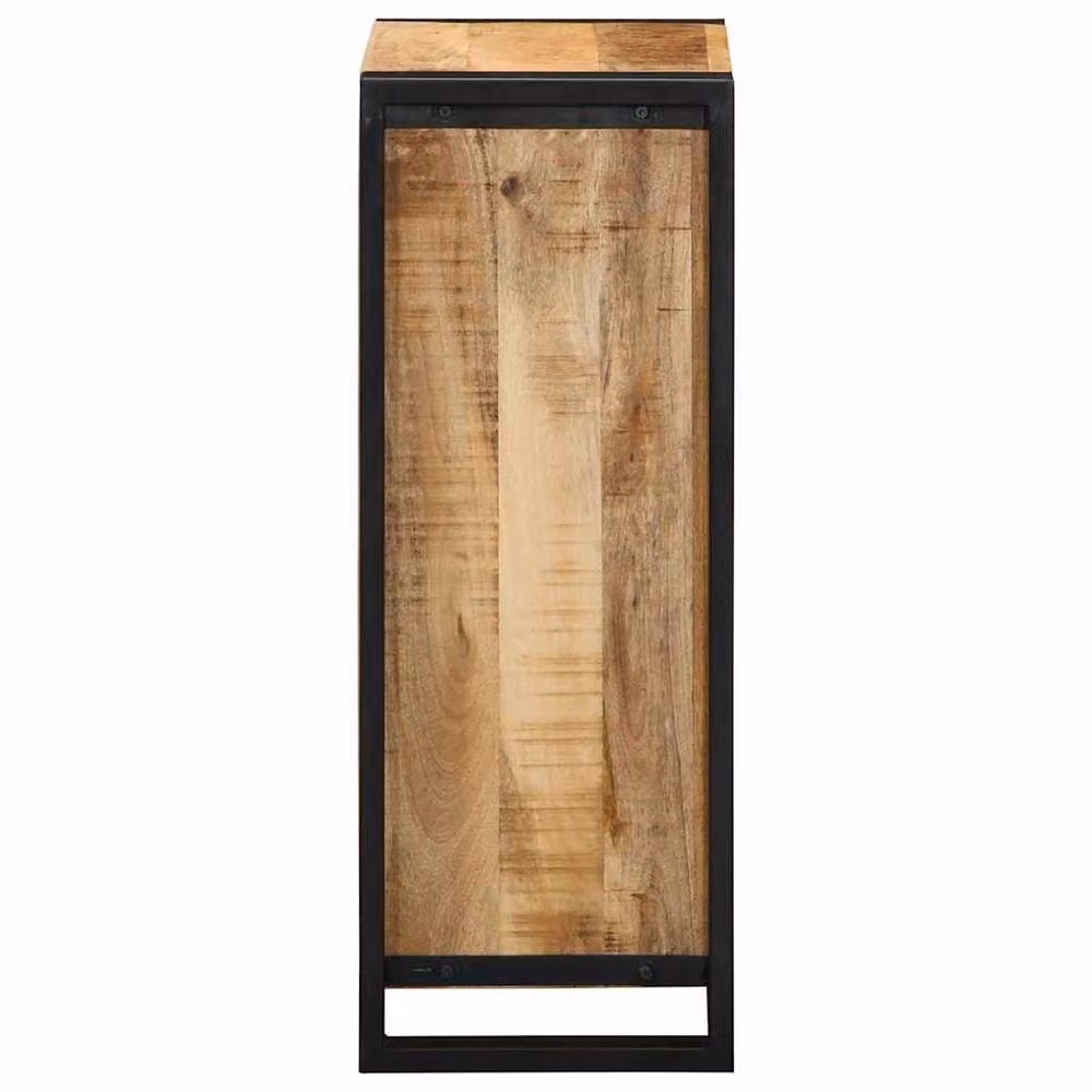 Berkfield Home Bedside Cabinet in Brown Solid Mango Wood, W/D/H: 40 x 30 x 80 cm – 3