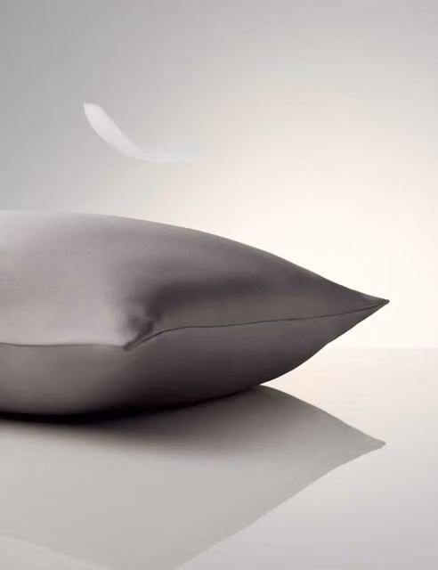 M&S Pure Mulberry Silk Pillowcase in Charcoal Grey