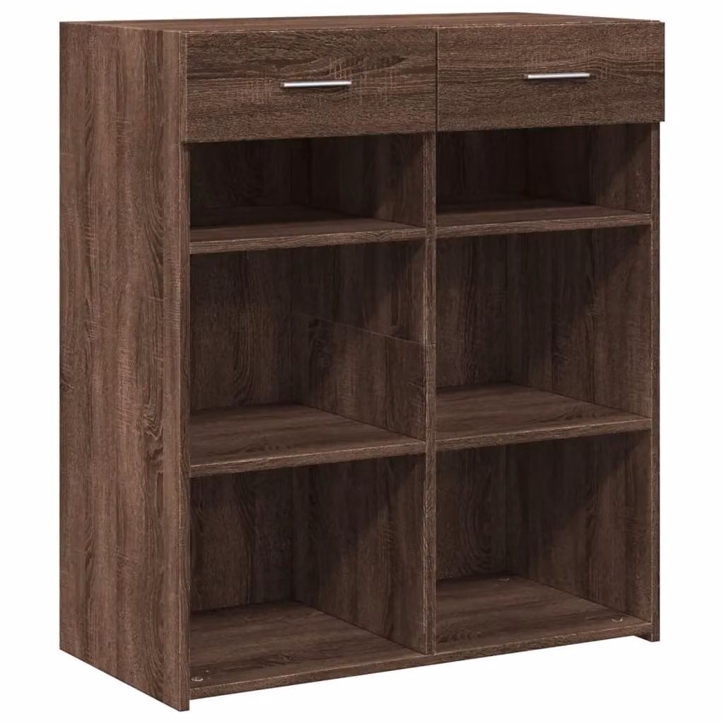 Berkfield Home Classic Sideboard in Brown Oak, W/D/H: 80 x 42.5 x 93 cm – 2