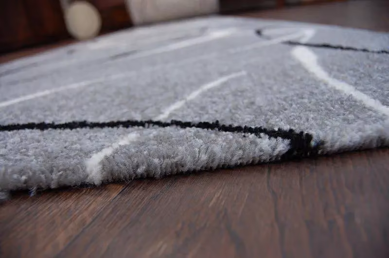 RugsX Silver Choco Abstract Runner in Grey, W/D: 70 x 200 cm – 3