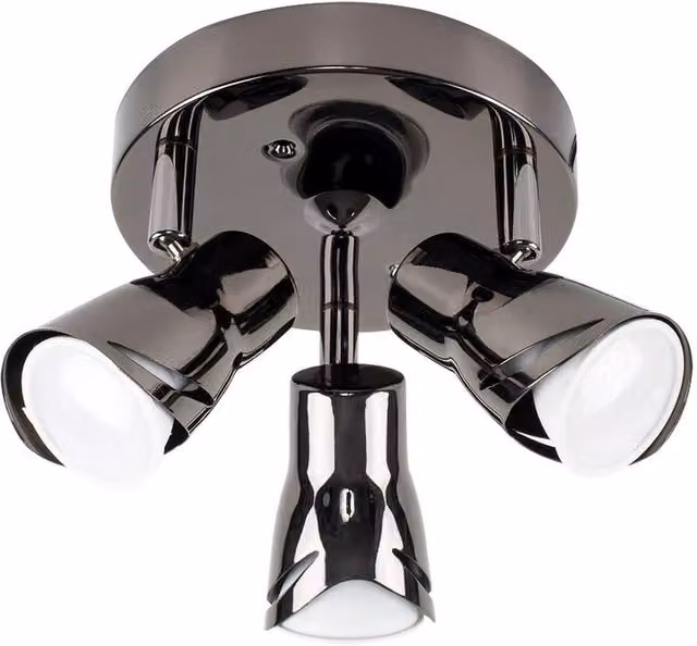 SPETLEK Modern 3-Way Adjustable Black LED Ceiling Light for Kitchens – 1