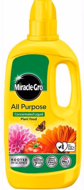 Miracle Gro All Purpose Concentrated Liquid Plant Food, Mixed Variety