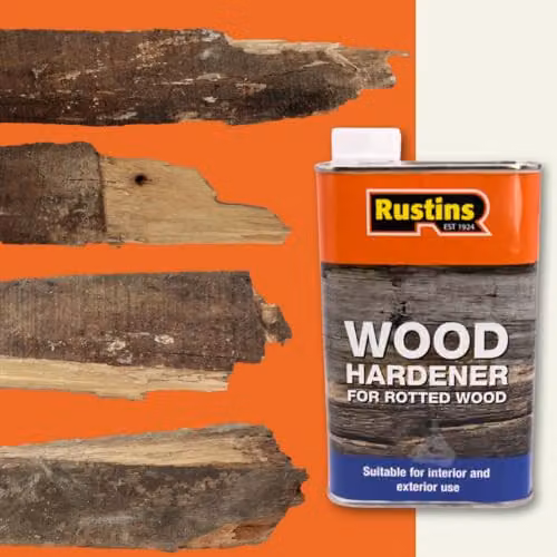 Rustins Wood Hardener Solvent Based 250ml in White or Transparent – 4