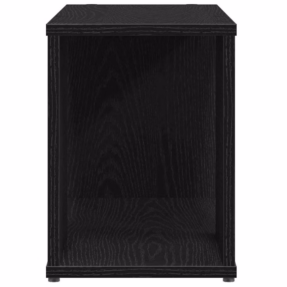 Berkfield Home Black Oak TV Cabinet in Matt Engineered Wood W/D/H: 60 x 24 x 32 cm – 4
