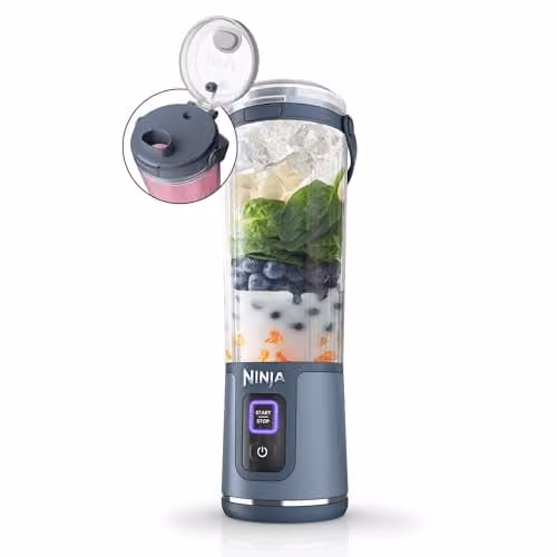 Ninja Blast Cordless Portable Blender BC151UK in Blue, 0.53 l – 1